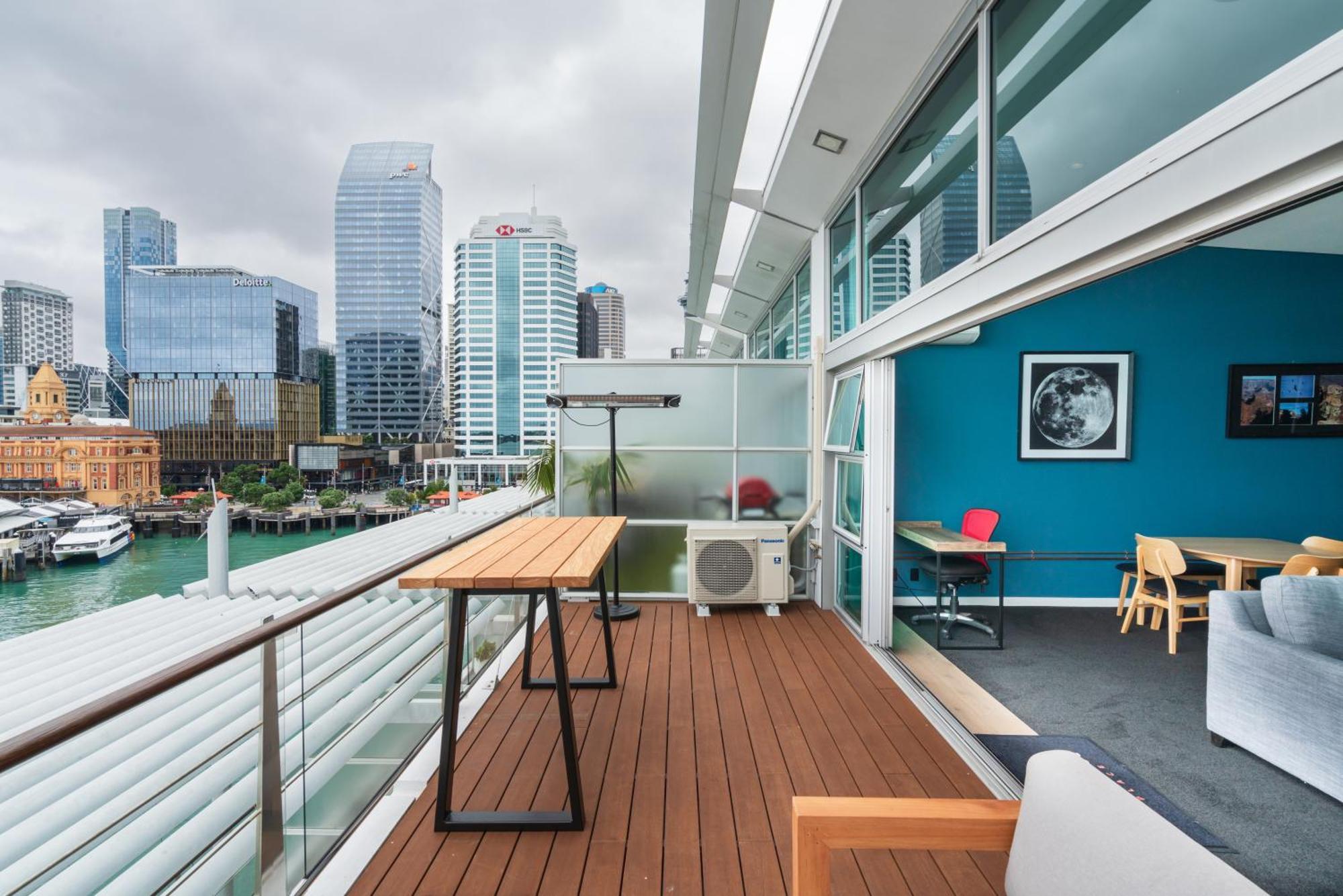 Penthouse Apartment With Stunning Harbour Views Auckland Exteriör bild